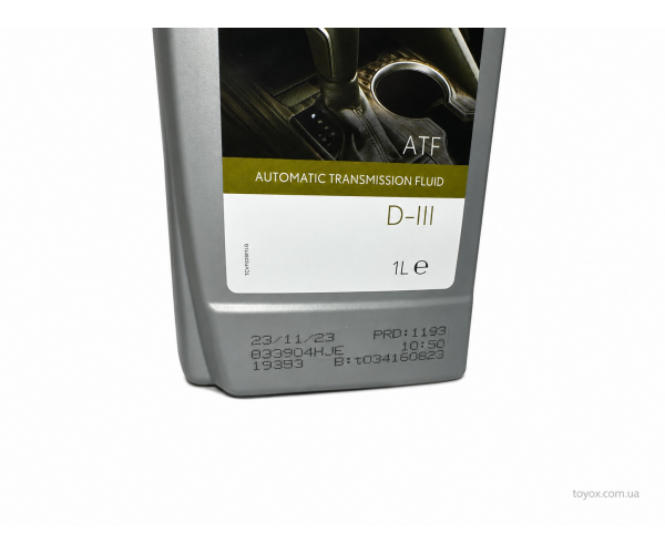 Олива трансмісійна Toyota ATF Dexron III 1л 08886-80506 для АКПП і ГПК — купуйте за вигідною ціною в Києві, Україні - toyox.com.ua