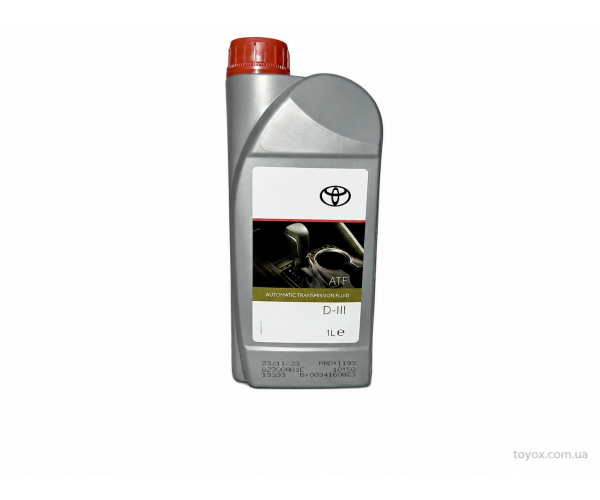 Олива трансмісійна Toyota ATF Dexron III 1л 08886-80506 для АКПП і ГПК — купуйте за вигідною ціною в Києві, Україні - toyox.com.ua