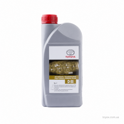 Олива трансмісійна Toyota ATF Dexron III 1л 08886-80506 для АКПП і ГПК Олива трансмісійна Toyota ATF Dexron III 1л 08886-80506 для АКПП і ГПК