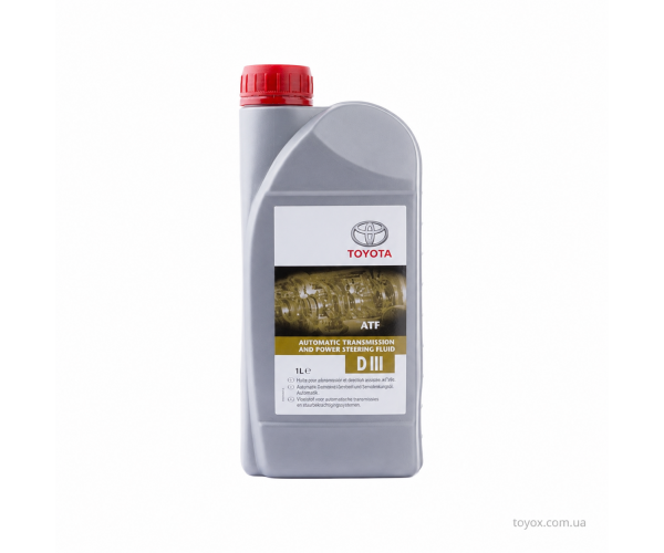 Олива трансмісійна Toyota ATF Dexron III 1л 08886-80506 для АКПП і ГПК — купуйте за вигідною ціною в Києві, Україні - toyox.com.ua