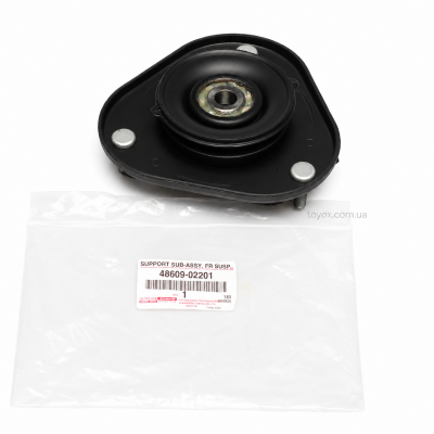 Оригінальна опора передньої стійки Toyota Corolla 48609-02201 з підшипником Опора переднього амортизатора Toyota Corolla 48609-02201 — загальний вигляд