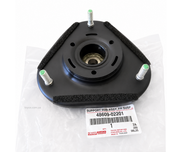 Оригінальна опора переднього амортизатора Toyota Corolla 48609-02201 права ліва з підшипником Оригінальна опора переднього амортизатора Toyota Corolla 48609-02201 права ліва з підшипником