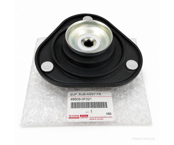 Оригінальна опора переднього амортизатора Toyota 48609-0F021 без підшипника Оригінальна опора переднього амортизатора Toyota 48609-0F021 без підшипника