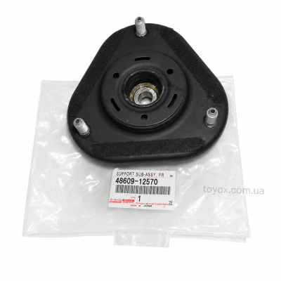Оригінальна верхня опора стійки Toyota / Lexus 48609-12570 з підшипником Опора переднього амортизатора Toyota / Lexus 48609-12570 — загальний вигляд
