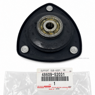 Оригінальна верхня опора стійки Toyota 48609-52031 з підшипником Опора переднього амортизатора Toyota 48609-52031 — загальний вигляд