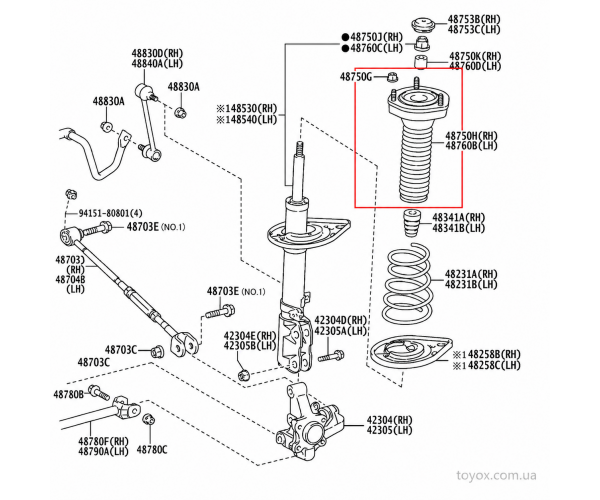 Подушка амортизатора Toyota 4875033160- купуйте за вигідною ціною в Києві, Україні - toyox.com.ua Подушка амортизатора Toyota 4875033160- купуйте за вигідною ціною в Києві, Україні - toyox.com.ua