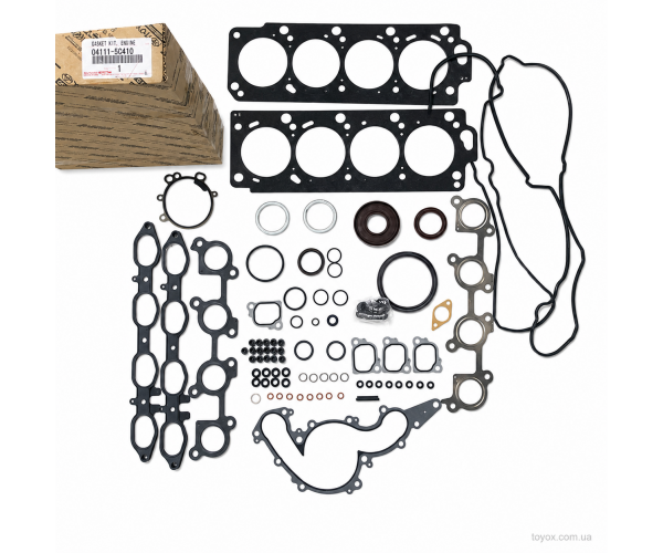 Повний комплект прокладок двигуна Toyota / Lexus 2UZ-FE 04111-50410 — загальний вигляд
