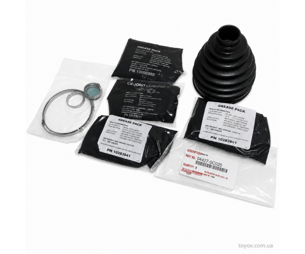 Комплект пильовиків передньої півосі Toyota 04427-0C020