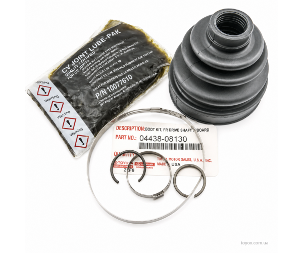 Комплект пыльника внутреннего ШРУСа передней полуоси Toyota / Lexus 04438-08130 Комплект пыльника внутреннего ШРУСа передней полуоси Toyota / Lexus 04438-08130