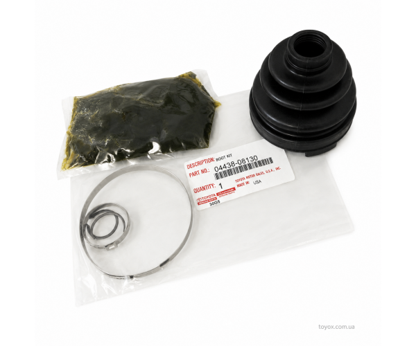 Комплект пыльника внутреннего ШРУСа передней полуоси Toyota / Lexus 04438-08130 Комплект пыльника внутреннего ШРУСа передней полуоси Toyota / Lexus 04438-08130