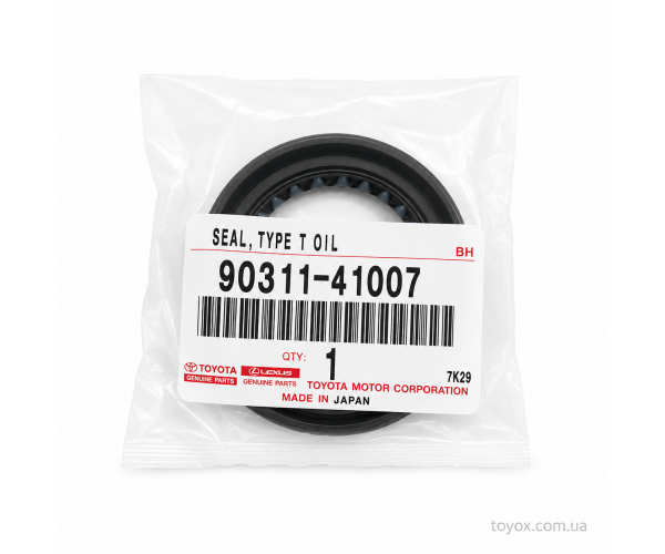 Сальник роздаткової коробки на задній кардан Toyota 90311-41007 для Prado 120/150, 4Runner, Hilux, Tacoma, FJ Cruiser, GX470, GX460, Land Cruiser — купуйте за вигідною ціною в Києві, Україні - toyox.com.ua