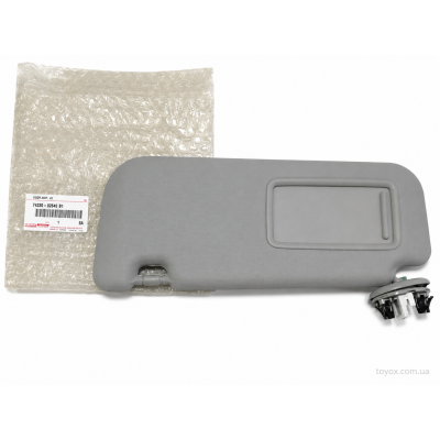 Козирок сонцезахисний лівий Toyota 74320-02640-B1 для Toyota Auris / Auris Hybrid, колір LT.GRAY Козирок сонцезахисний лівий Toyota 74320-02640-B1 для Toyota Auris / Auris Hybrid, колір LT.GRAY