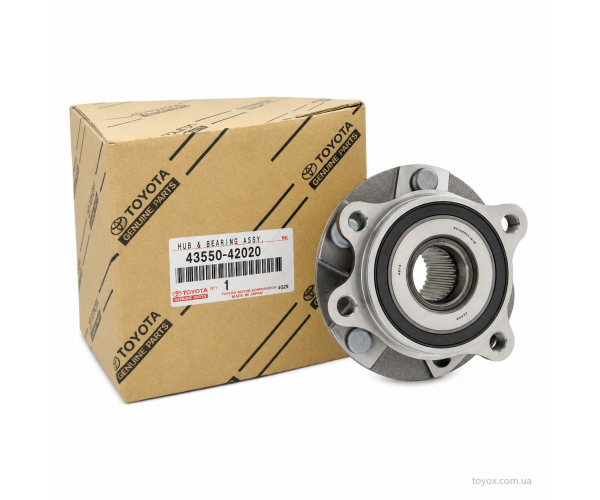 Маточина передня Toyota 43550-42020 з підшипником Маточина передня Toyota 43550-42020 з підшипником