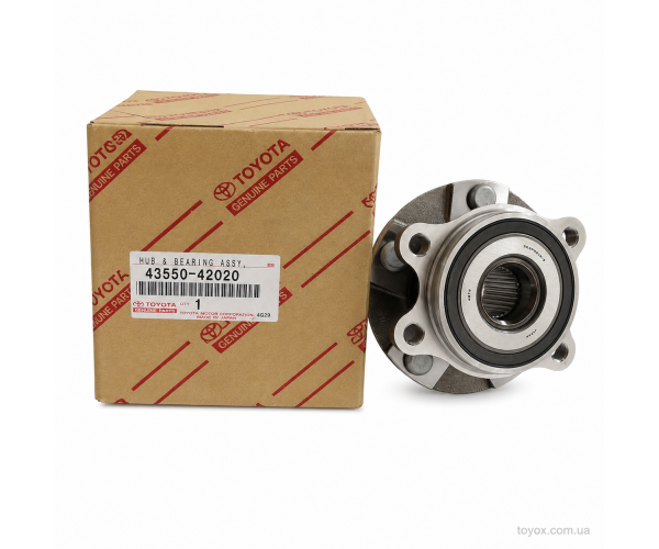 Маточина передня Toyota 43550-42020 з підшипником Маточина передня Toyota 43550-42020 з підшипником