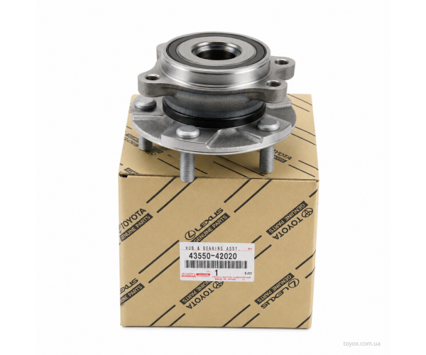 Маточина передня Toyota 43550-42020 з підшипником Маточина передня Toyota 43550-42020 з підшипником