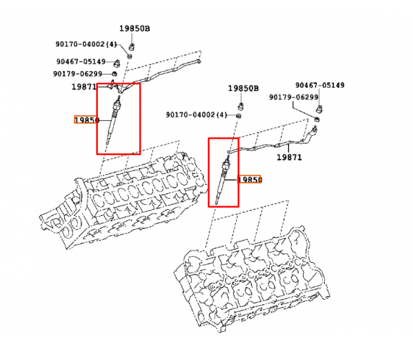Свічка розжарювання Toyota 19850-26010 для Toyota Corolla, Auris, Avensis, RAV4, Land Cruiser, Lexus LX450d — купуйте за вигідною ціною в Києві, Україні - toyox.com.ua Свічка розжарювання Toyota 19850-26010 для Toyota Corolla, Auris, Avensis, RAV4, Land Cruiser, Lexus LX450d — купуйте за вигідною ціною в Києві, Україні - toyox.com.ua
