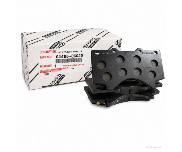 Колодки гальмівні передні Toyota / Lexus 04465-0C020 комплект Колодки гальмівні передні Toyota / Lexus 04465-0C020 комплект