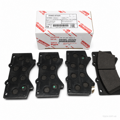 Колодки гальмівні передні Toyota / Lexus 04465-0C020 — основне фото товару