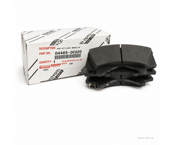 Колодки гальмівні передні Toyota / Lexus 04465-0C020 комплект Колодки гальмівні передні Toyota / Lexus 04465-0C020 комплект