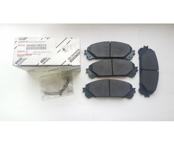 Колодки гальмівні передні комплект Toyota Highlander, RAV4, Sienna / Lexus RX, NX, ES 04465-0E010 — купуйте за вигідною ціною в Києві, Україні - toyox.com.ua