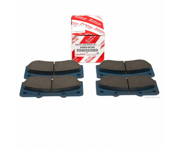 Передні гальмівні колодки Toyota Hilux 04465-0K340 Передні гальмівні колодки Toyota Hilux 04465-0K340