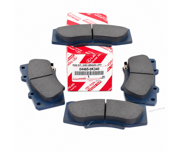 Комплект передніх гальмівних колодок Toyota Hilux 04465-0K340 — загальний вигляд