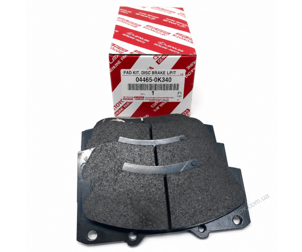 Передні гальмівні колодки Toyota Hilux 04465-0K340 Передні гальмівні колодки Toyota Hilux 04465-0K340