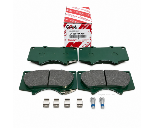 Передні гальмівні колодки Toyota Hilux Revo 04465-0K360 Передні гальмівні колодки Toyota Hilux Revo 04465-0K360