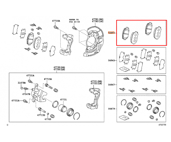 Колодки гальмівні передні комплект Toyota Corolla, Auris, RAV4, Yaris / Lexus HS250H 04465-12630 — купуйте за вигідною ціною в Києві, Україні - toyox.com.ua Колодки гальмівні передні комплект Toyota Corolla, Auris, RAV4, Yaris / Lexus HS250H 04465-12630 — купуйте за вигідною ціною в Києві, Україні - toyox.com.ua