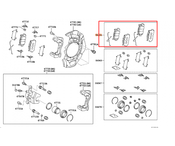 Колодки гальмівні передні комплект Toyota Camry, Avalon / Lexus ES 04465-33450 — купуйте за вигідною ціною в Києві, Україні - toyox.com.ua Колодки гальмівні передні комплект Toyota Camry, Avalon / Lexus ES 04465-33450 — купуйте за вигідною ціною в Києві, Україні - toyox.com.ua