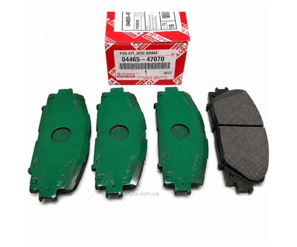 Передні гальмівні колодки Toyota Prius / Lexus CT200h 04465-47070 Передні гальмівні колодки Toyota Prius / Lexus CT200h 04465-47070