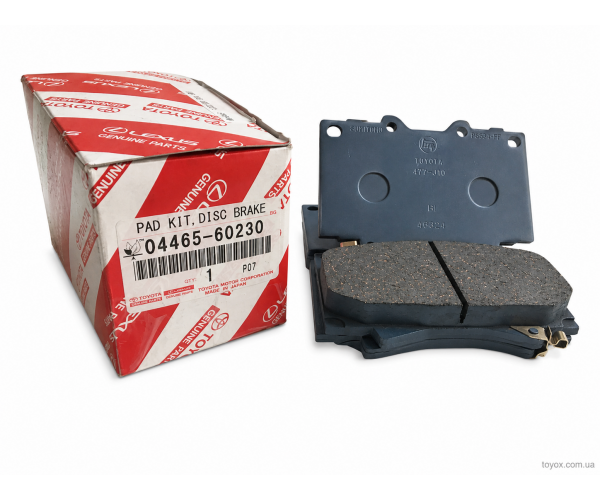 Колодки гальмівні передні Toyota 04465-60230 для Toyota Land Cruiser 100, Lexus LX470 — купуйте за вигідною ціною в Києві, Україні - toyox.com.ua Колодки гальмівні передні Toyota 04465-60230 для Toyota Land Cruiser 100, Lexus LX470 — купуйте за вигідною ціною в Києві, Україні - toyox.com.ua