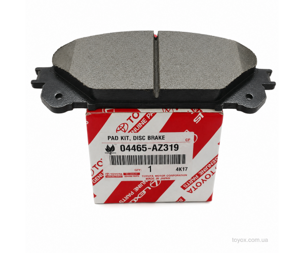 Керамічні передні гальмівні колодки Toyota 04465-AZ119