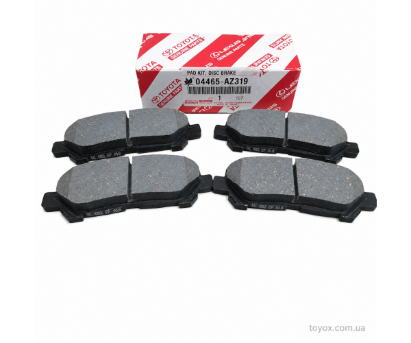 Керамічні передні гальмівні колодки Toyota 04465-AZ119