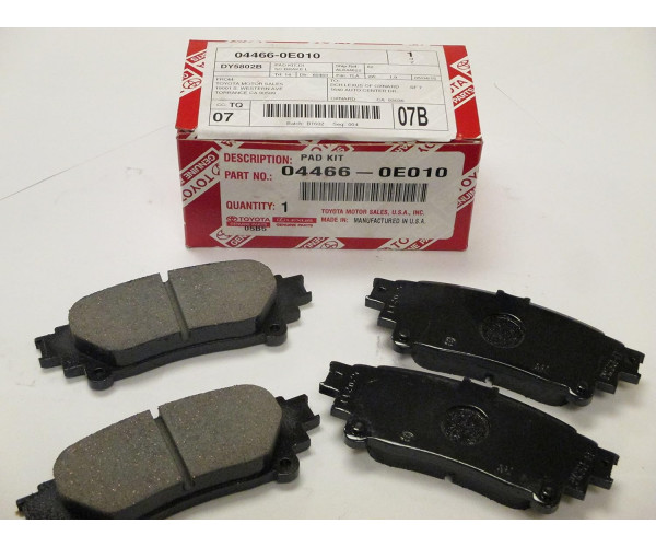 Колодки гальмівні задні комплект Toyota Highlander, Sienna, Prius / Lexus RX 04466-0E010 — купуйте за вигідною ціною в Києві, Україні - toyox.com.ua Колодки гальмівні задні комплект Toyota Highlander, Sienna, Prius / Lexus RX 04466-0E010 — купуйте за вигідною ціною в Києві, Україні - toyox.com.ua