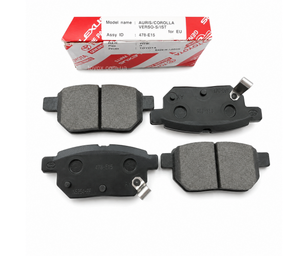 Задні гальмівні колодки Toyota Auris / Corolla 04466-12150
