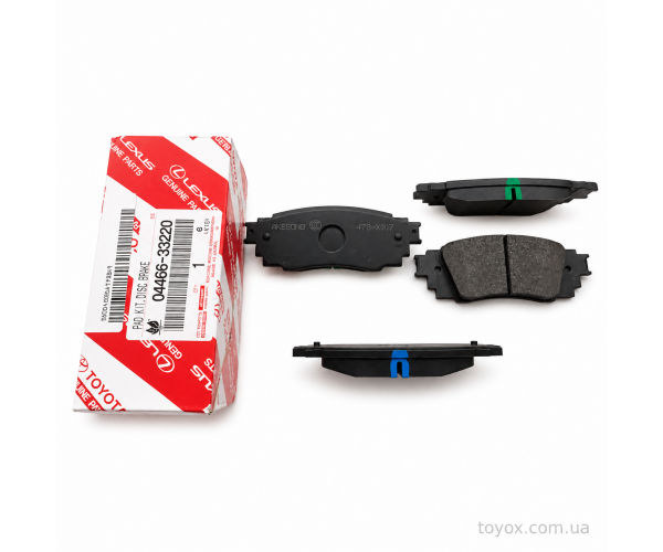 Задні гальмівні колодки Toyota / Lexus 04466-33220 Задні гальмівні колодки Toyota / Lexus 04466-33220