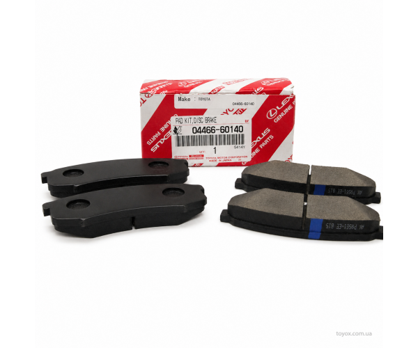 Колодки гальмівні задні комплект Toyota Land Cruiser, Prado, 4Runner, Fortuner / Lexus GX 04466-60140 — купуйте за вигідною ціною в Києві, Україні - toyox.com.ua