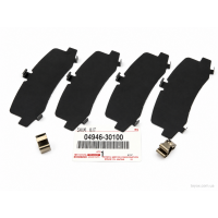 Комплект антискрипних пластин задніх колодок Toyota / Lexus 04946-30100 для Land Cruiser, Prado, GX470
