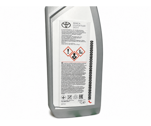 Гальмівна рідина Toyota Brake Fluid DOT-4 1 л 08823-80112 — купуйте за вигідною ціною в Києві, Україні - toyox.com.ua