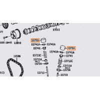 Розпірна втулка (метал.) TOYOTA 1375121270