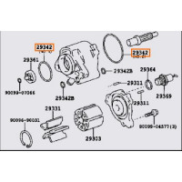 Кільце ущільнювальне TOYOTA 2934227010 Кільце ущільнювальне TOYOTA 2934227010