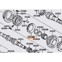 Кільце синхронізатора TOYOTA 3303817010