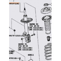 Амортизатор передній Toyota 4851080456 Амортизатор передній Toyota 4851080456