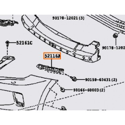Бачок омивача лобового скла TOYOTA 5211660220- купуйте за вигідною ціною в Києві, Україні - toyox.com.ua
