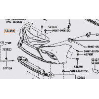 Бампер передній TOYOTA 521193T934