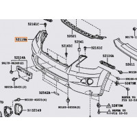 Бампер передній TOYOTA 521196A969 Бампер передній TOYOTA 521196A969