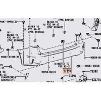 Бампер передній TOYOTA 5215948931 Бампер передній TOYOTA 5215948931