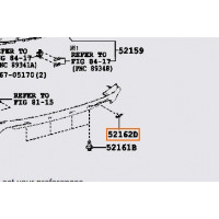 Кліпса бампера переднього TOYOTA 5216153050 Кліпса бампера переднього TOYOTA 5216153050