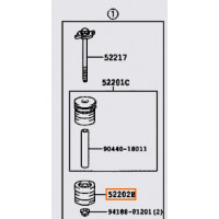 Подушка рами кузова TOYOTA 5220260080 Подушка рами кузова TOYOTA 5220260080